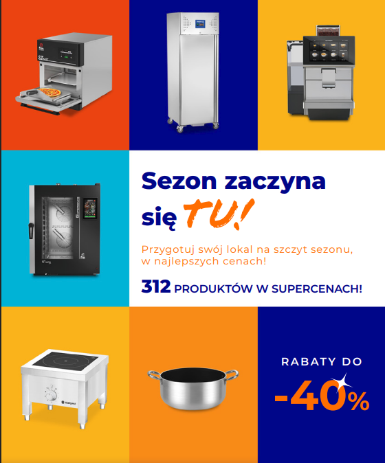 miniaturka posta o tytule Sezon zaczyna się tu – nawet do -40% na sprzęt gastronomiczny!